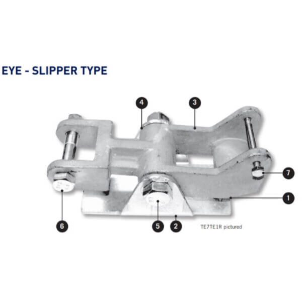 "Cm Trailers Tandem Axle Rocker Spares – Slipper Eye: Quality Replacement Parts for Your Trailer"