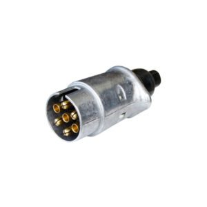 "Trailparts 7 Pin Round Plug: Durable B7 Alloy for Maximum Performance"
