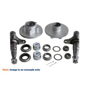 "1750kg/pr 5x4 1/2" x1/2" Brake Ready 39mm Stub Hub Set - Trailparts"