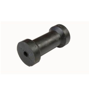 "150mm Black Keel Roller with Flanged Ends | Trailparts"