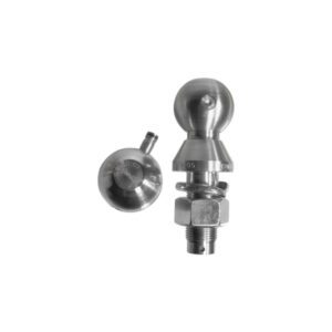 "Trailparts Convert-A-Ball 50mm/1 7/8" Balls, 1" Shank, Stainless Steel - Perfect for Trailers!"