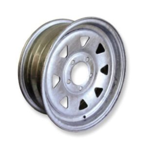 "12" to 16" Galvanised Wheels for CM Trailers - Durable & Reliable"