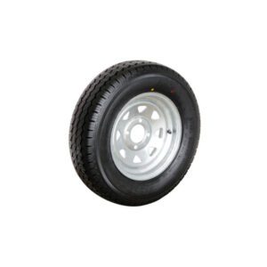 "155 R12C Galvanized Trailparts Rim and Tyre Assembly - 560Kg Capacity"