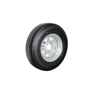 "195 R14C Galvanized Rim/Tyre Assembly - 5 X 4 1/2" - 950Kg Capacity - Trailparts"