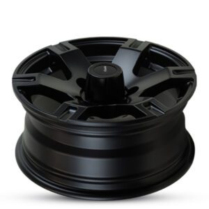 "14" x 6" 1000kg ORION BLACK Alloy Rim - Trailparts X3885 for Maximum Durability"