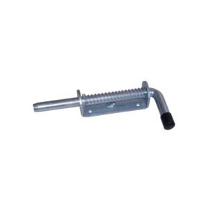 "12mm Pin Spring Bolt with Straight Handle - 120x40mm - Trailparts"