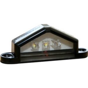 "Multi-Volt Brite Tech Number Plate Light - Black Body"