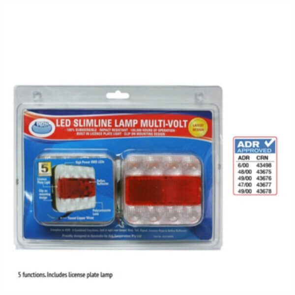 "Set of 2 Blister: Ark Standard Combo Pack Slimline LED Rear Lamp"