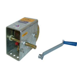 "Cm Trailers Hand Winch – 5:1 & 1:1 Ratios | High-Quality & Durable Winch"