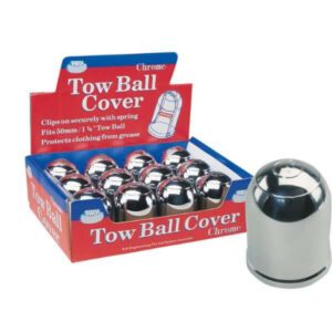 "Chrome Towball Cover for Trailers: Enhance Your Towing Experience"