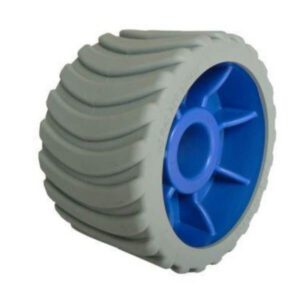 "Cm Trailers Wobble Roller Ribbed Blue-Grey: Durable & Stylish Trailer for All Your Needs"