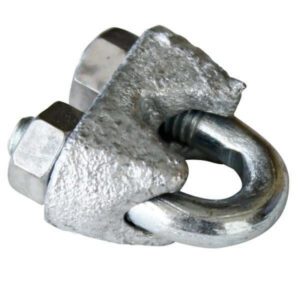 "4mm Galvanized Wire Rope Clamps - Trailparts for Maximum Durability"