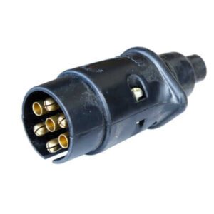 "Trailparts 7 Pin Round Plug B7: Quality Plug for Trailers & Caravans"