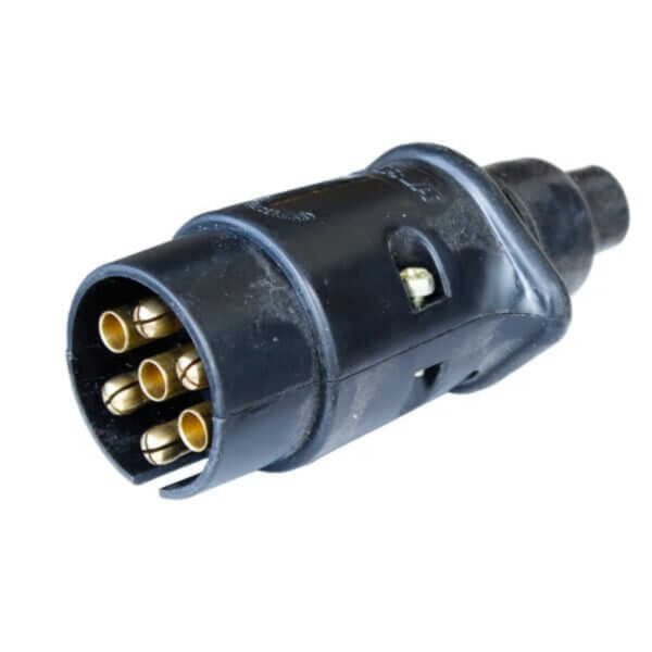 "Trailparts 7 Pin Round Plug B7: Quality Plug for Trailers & Caravans"