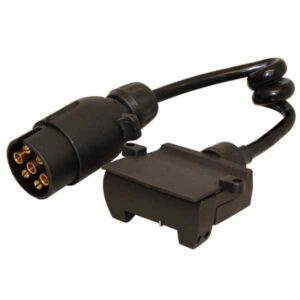 "Round Car Plug Adaptor for Flat Trailer | Trailparts"