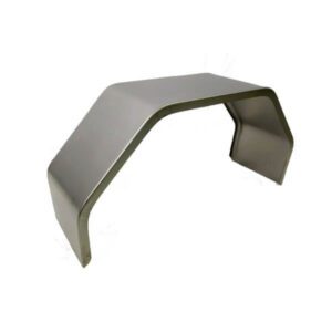 "200 x 740mm Trailparts Mudguards (Pair) - Folded Bare for Maximum Protection"