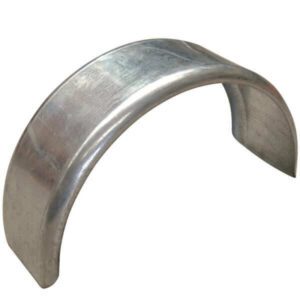 "200 x 740mm Round Zinc Plated Trailparts Mudguards (Pair) - Enhance Your Bike's Protection!"