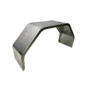 "Trailparts Mudguards (Pair) 235 X 740 Mm Folded Zinc Plated, 2Mm - Durable & Stylish Protection for Your Bike"