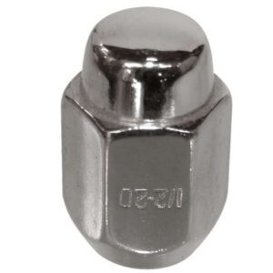 "Trailparts H4991 Wheelnut Chrome 1/2" UNF - Perfect for Alloy Wheels Tapered"