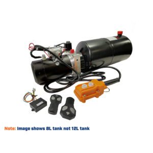 12L Tank 12 Volt DC Hydraulic Power Pack - Trailparts