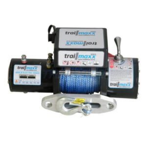 "Trailparts Trailmaxx 6000Lb 4WD Winch 12V with Alloy Hawse & Synthetic Rope"