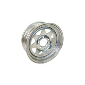 "14" X 6" Galvanized Trailparts Rim - 5 X 4 1/2" PCD | Durable & Reliable Wheel Rim for Off-Road Vehicles