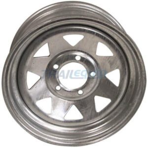 "14" X 6" Galvanized Trailparts Rim - 5 X 4 1/2" PCD | Durable & Reliable Wheel Rim for Off-Road Vehicles