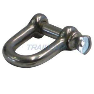 "6mm Stainless Steel Dee Shackle for Trailparts - Durable & Reliable"