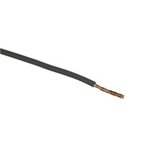"10A Black Single Core Cable Roll - 30m | Trailparts ECA3-30"