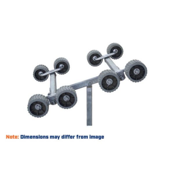 "Trailparts R3950-36 Eight Wobble Roller Assy 300Mmw X 600Mml No Rollers - Buy Now!"