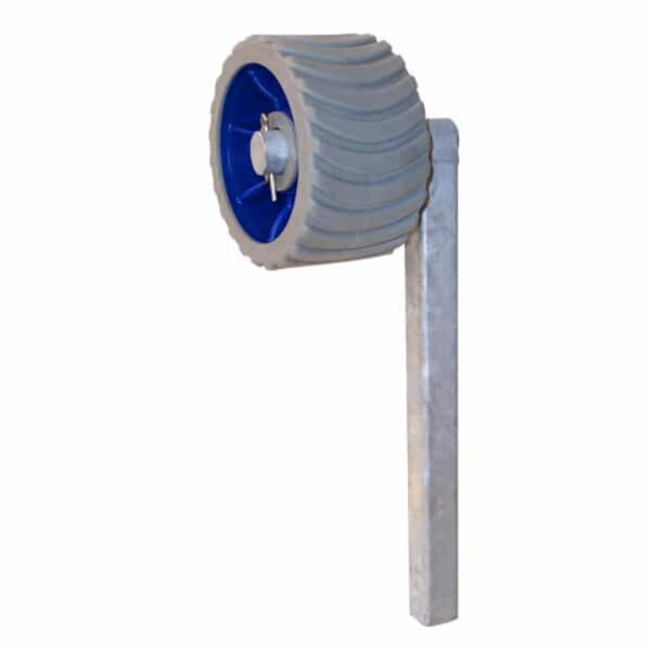 "Trailparts Single Wobble Roller Assembly: Durable, Reliable Roller for Off-Road Adventures"