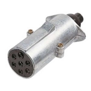 "Hella 4908 7 Pole Heavy Duty Metal Plug - Durable & Reliable Connector"