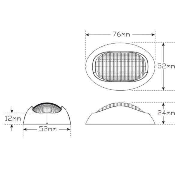 "Marine Navigational LED Stern/Towing Lamp: Bright, Durable Autolamps for Boating"
