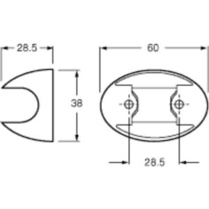 "Hella Duraled Nylon Housing - Black: Durable & Stylish Lighting Solution"