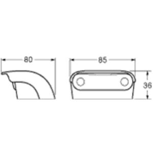 "Hella Mounting Kit - White: Securely Mount Your Hella Lights with Ease"