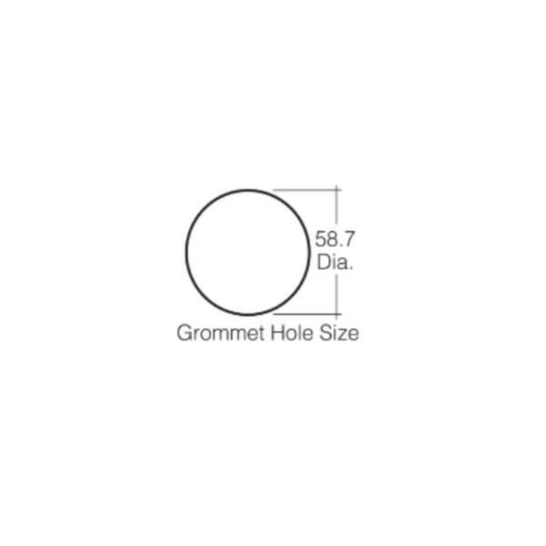 "Amber Narva 93052 10-30V LED Side Marker/Front End Outline Light with Vinyl Grommet"