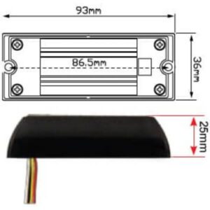 "93 Series Amber Emergency LED Autolamps - 93Am for Maximum Visibility"