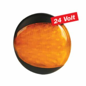 "24V Amber Euroled Signal Warning Lamp by Hella LED - Get Visible Safety & Security!"