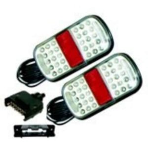 "Cm Trailers 370 Lighting Kit: Stop/Tail/Indicator Reflector, Number Plate 10/30V 9M Leads Plug"