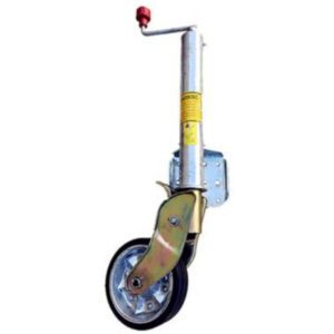 Alko 200mm HD Semi-Auto Retractable Jockey Wheel - Heavy Duty & Easy to Use