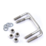 "100mm Alko Jockey Wheel U-Bolt Kit: Secure Your Trailer with Quality Parts"