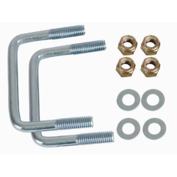 "100mm Alko Jockey Wheel U-Bolt Kit: Secure Your Trailer with Quality Parts"