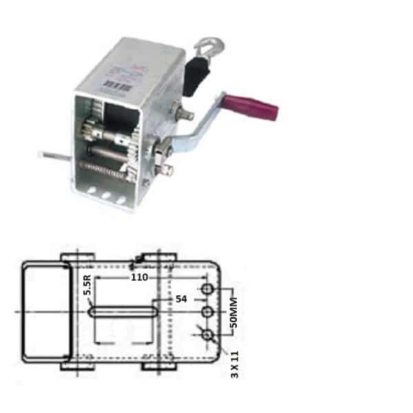 "Alko Winch Premium WPM1000 Wire 10-1 5-1 1-1: Heavy-Duty Winching for Maximum Power"