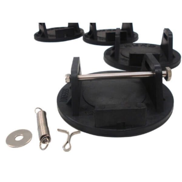 "Alko 655900 Big Foot Box Set of 4 with All Mounting Hardware - Complete Mounting Kit for Your Home"