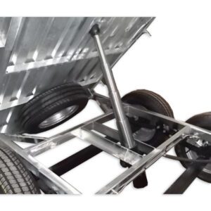 "Cm Trailers Hyd Hoist Tipper Kit Silver 6 Stage 1000mm - Heavy Duty & Durable Tipping Solution"