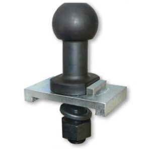 "50mm High Rise Black Towball for Cm Trailers - Tow with Ease!"