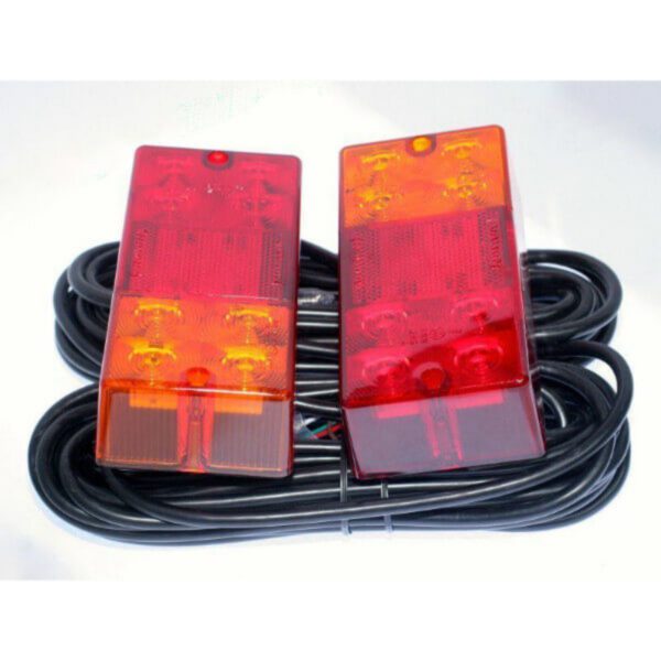 12V LED Submersible Trailer Lamp Twin Pack - Narva 93642Tp