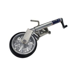 "Trailparts 8" Galvanized Jockey Wheel - 280kg Bolt-On Capacity"
