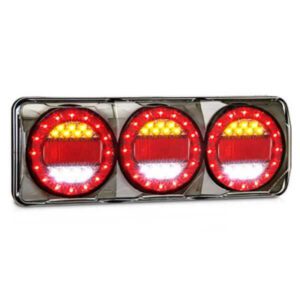 "LED Stop/Tail/Indicator Lights with Reflectors - Brighten Your Drive!"