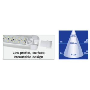 12V LED Interior Strip Light 114mm Long Model - Narva 87540